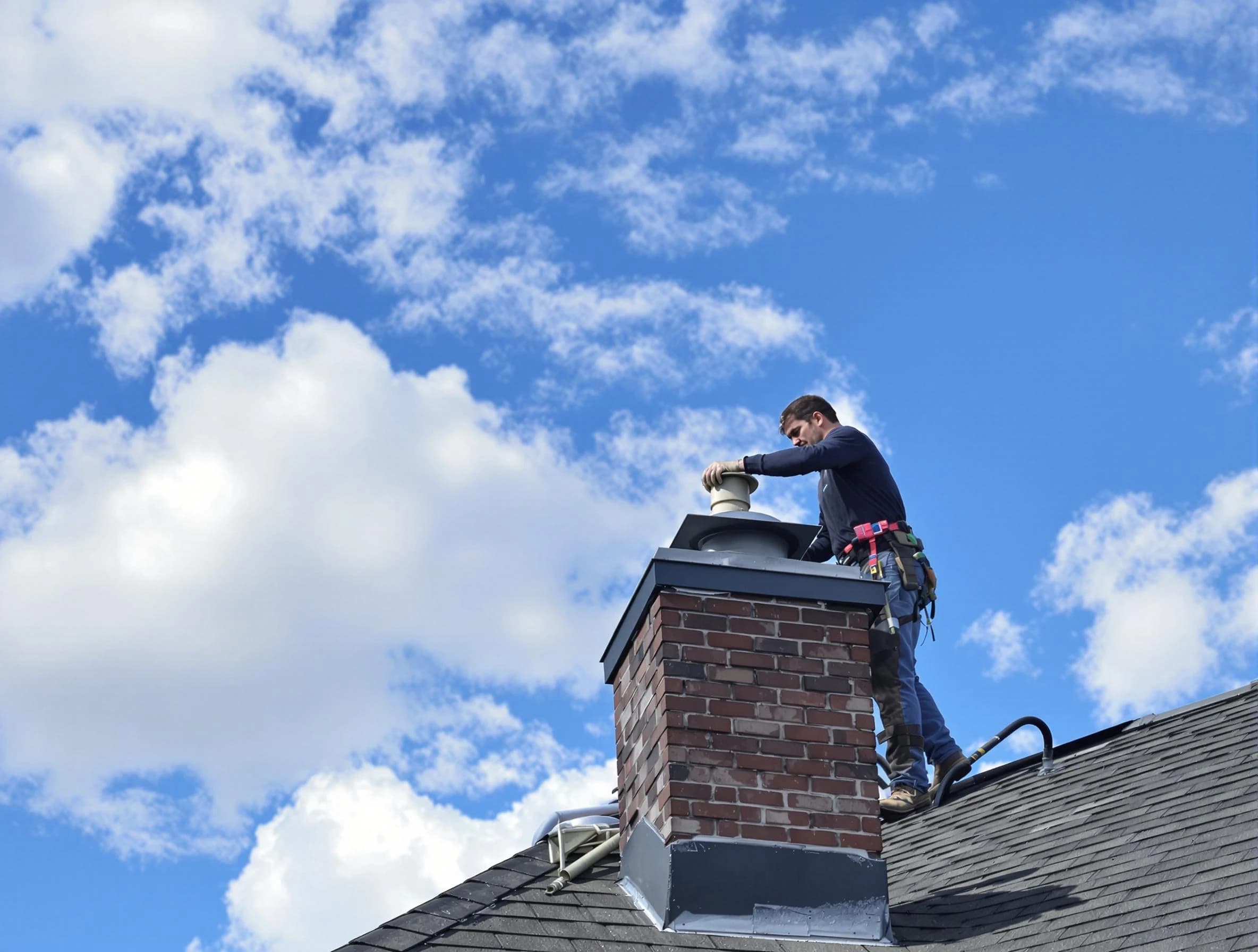 Dakota Ridge Chimney Sweep installing a sturdy chimney cap in Dakota Ridge, CO