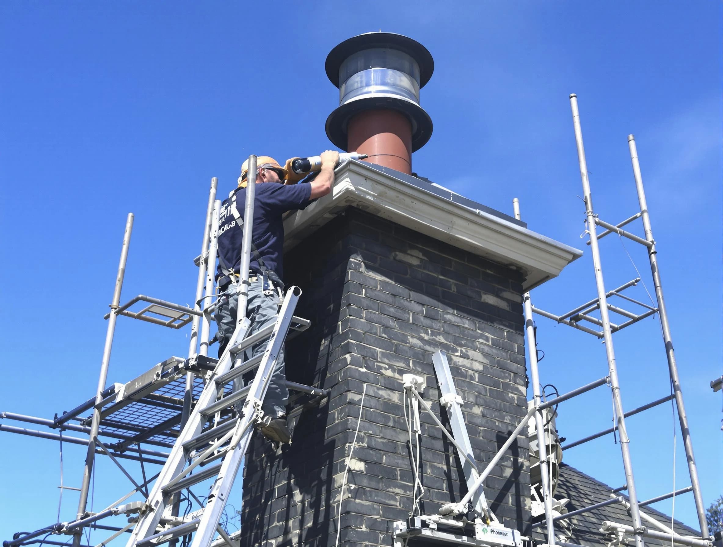 Sturdy chimney crown finished by Dakota Ridge Chimney Sweep in Dakota Ridge, CO