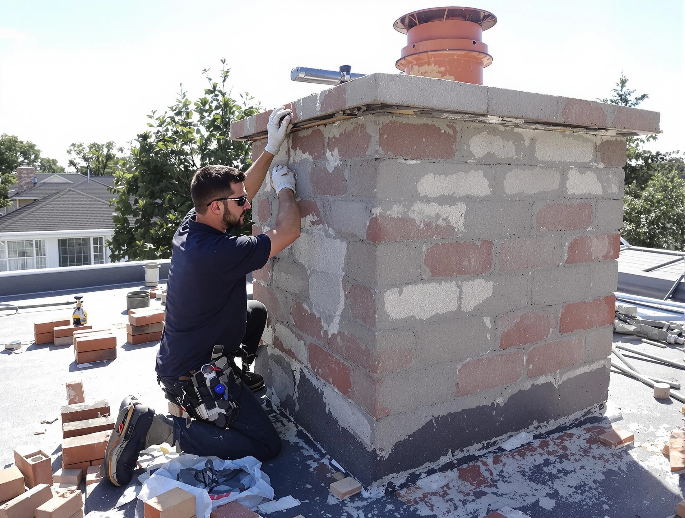 Advanced chimney repair process by Dakota Ridge Chimney Sweep in Dakota Ridge, CO