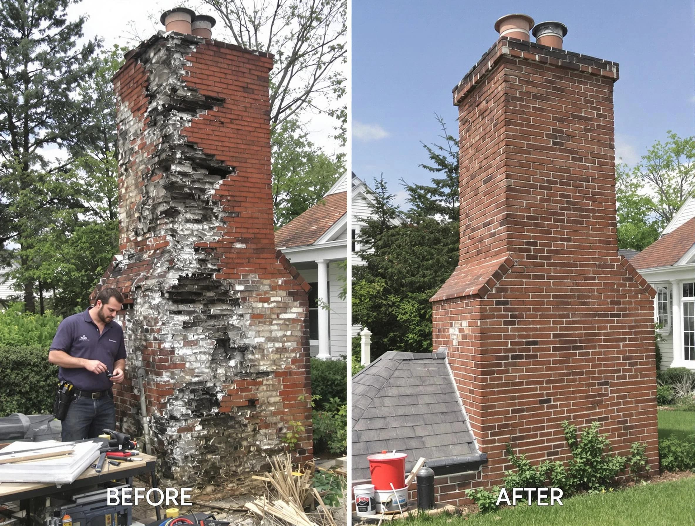 Dakota Ridge Chimney Sweep performing a full chimney restoration in Dakota Ridge, CO