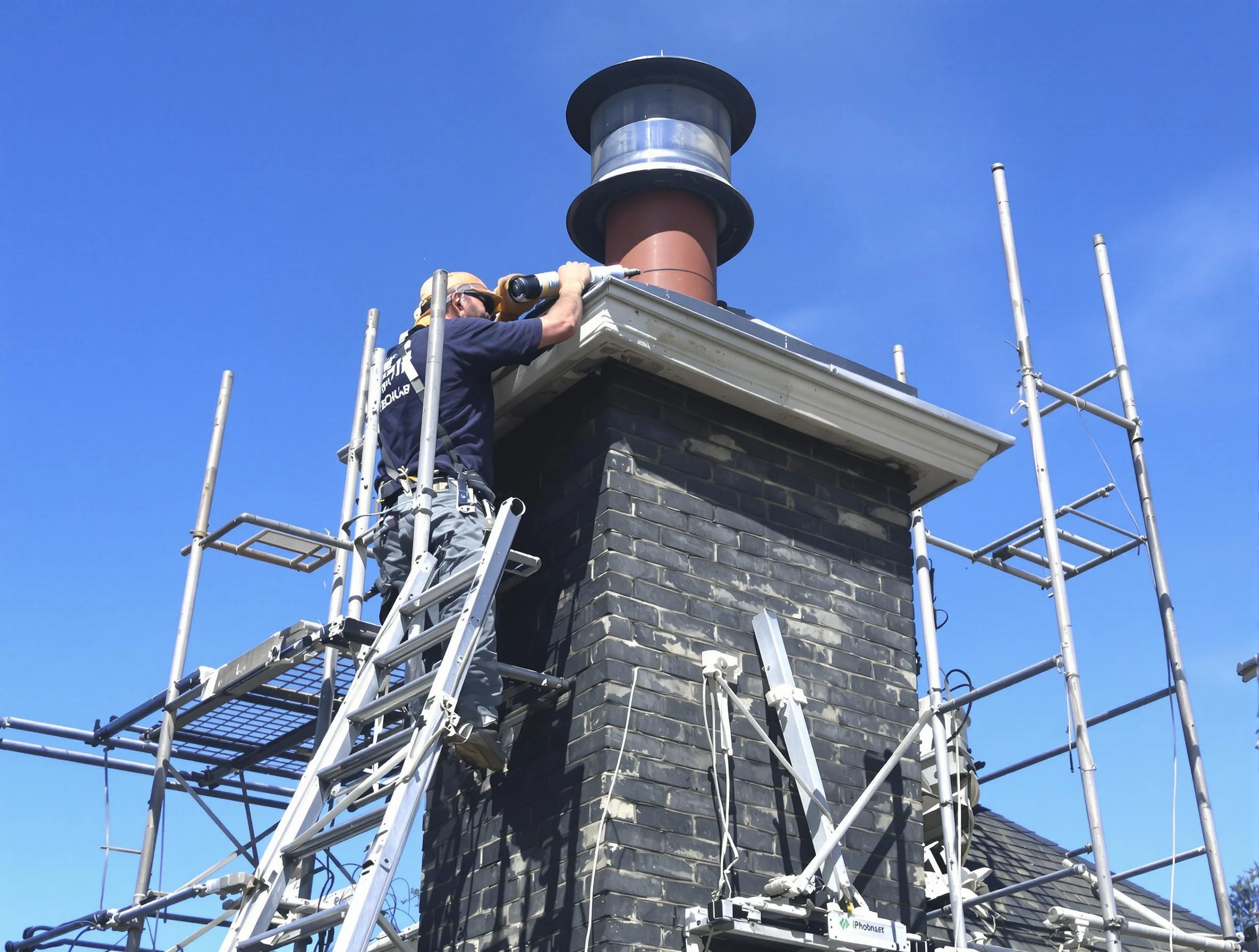 Sturdy chimney crown finished by Dakota Ridge Chimney Sweep in Dakota Ridge, CO